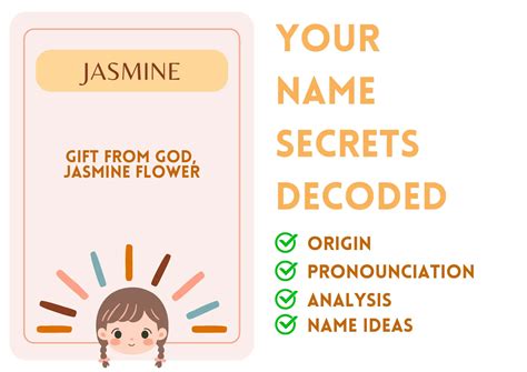 Jasmine - Girl Name Meaning and Pronunciation