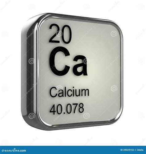 Calcium Element From The Periodic Table Stock Image | CartoonDealer.com #156257203