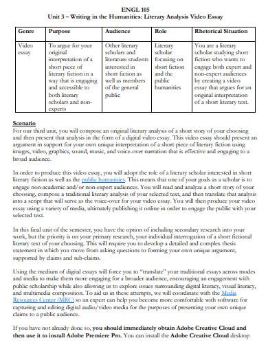 Image result for Literary Analysis Essay Examples