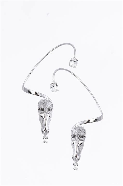 Fianna 92.5 Silver Earcuffs - Warrior Hunter – Opalina The Jewellery ...