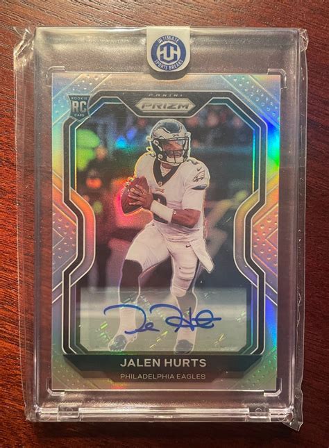 Jalen Hurts 2020 Prizm #343 Rookie Autographs Price Guide - Sports Card ...