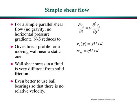 Image result for Shear Flow Example