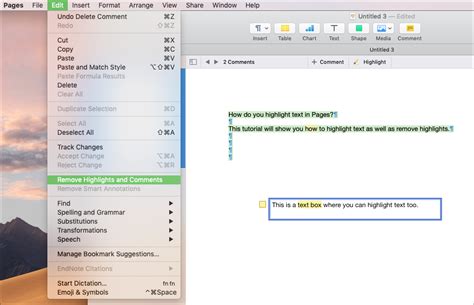 How to Highlight in Mac Pages 的图像结果