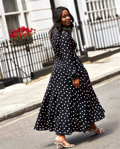 Long Polka Dot Dress