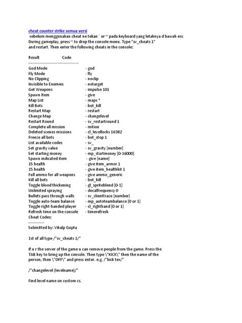 CS Cheat Codes 的图像结果