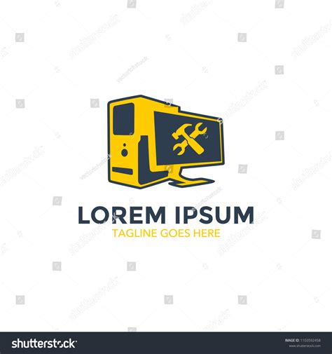 Computer Repair Service Logo 的图像结果