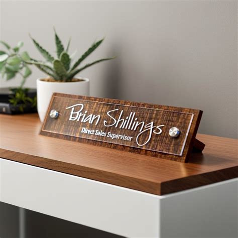 Heritage Desk Name Plate – Gifting Bonsai