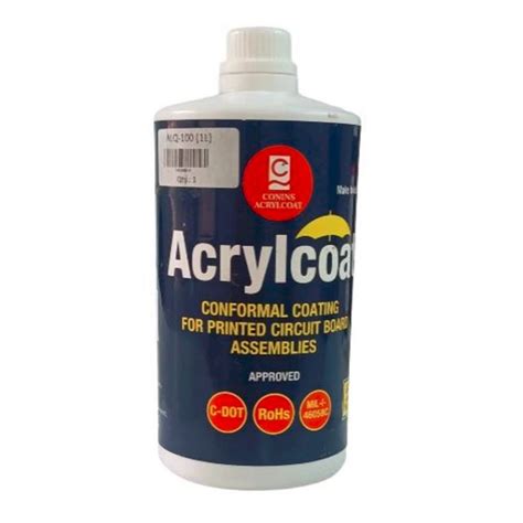Acrylcoat ALQ-100 Conformal Coating for PCB Assemblies Solderable - 1 ...