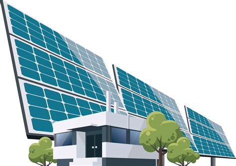 Solar Panel Visuals, Clear Panels, Energy Graphics Free PNG