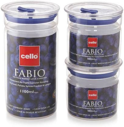 cello Fabio Storage Container - 1100 ml Plastic Utility Container Price ...