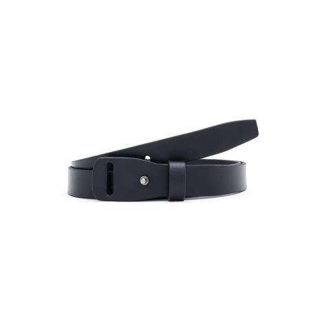 Buy Rare Rabbit Grenger Dusky Black Leather Reversible Belts Online
