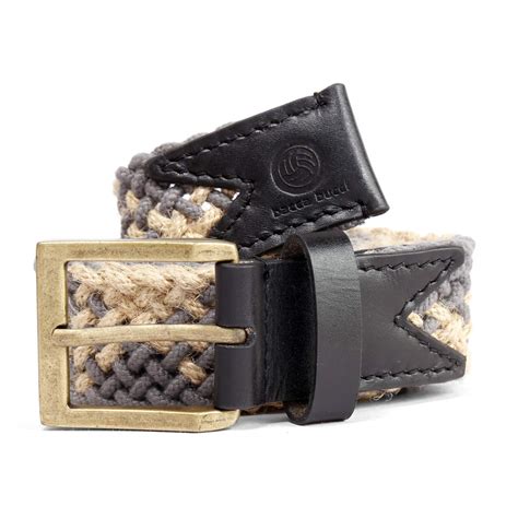 Buy Bacca Bucci® Upgraded Braided Stretch Belt With Genuine leather ...