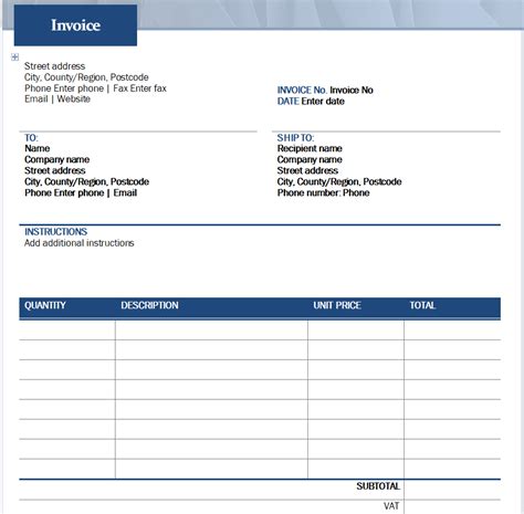 Image result for Invoice Format