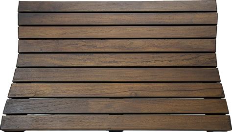 Amazon.com: EcoDecors, Teak Shower Mat, Teak Shower Mat for Inside ...