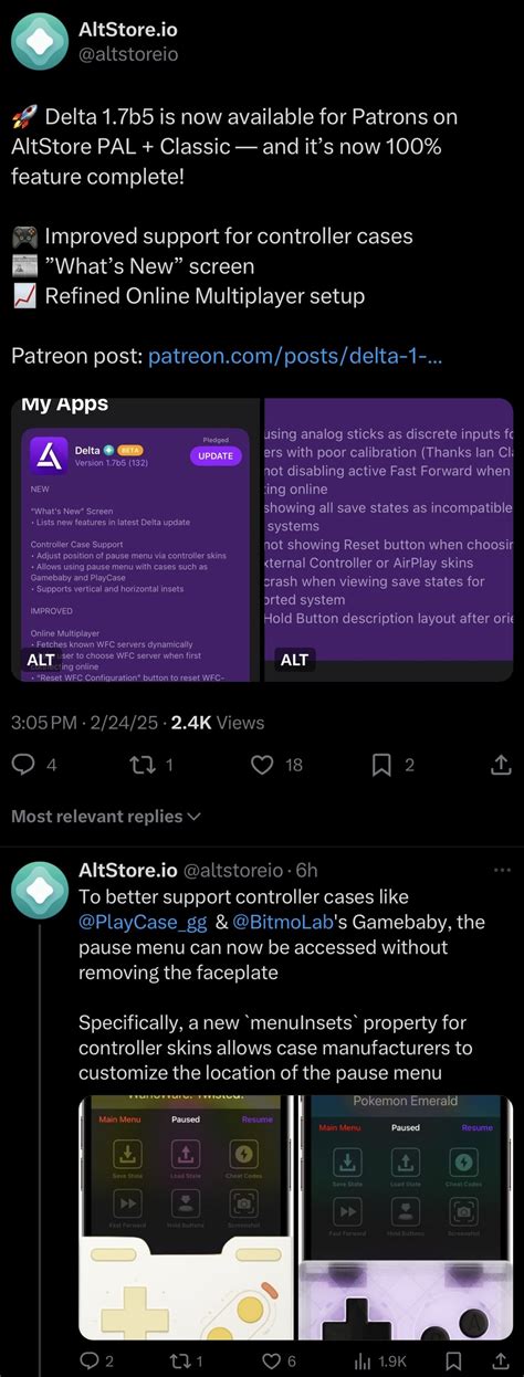Delta emulator gets updated beta build 1.7 beta 5 with online ...