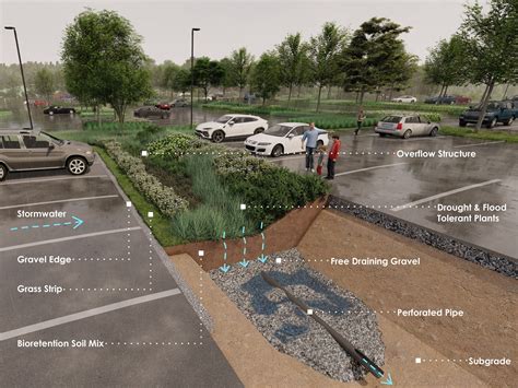 Rain Garden Parking Lot