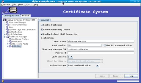 Dogtag / Red Hat Certificate System reset admin pkiconsole password ...