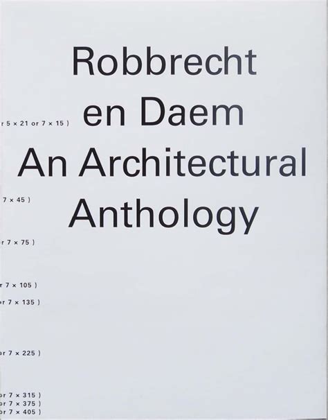 Buy Robbrecht en Daem – An Architectural Anthology (Agrarian Studies ...