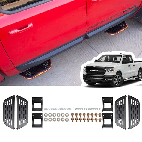 SZYANG Running Boards Compatible with 2019-2023 Dodge Ram 1500 Running Boards Nerf Bar Side ...