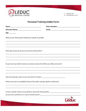 Image result for Training Course Intake Form