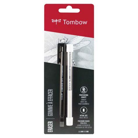 Tombow MonoZero Round Eraser + Refill Value Pack | Artzo India