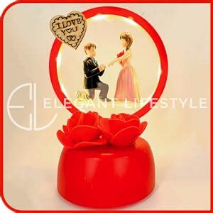 Buy ELEGANT LIFESTYLE Love Couple Statue with Light for Home Décor I ...