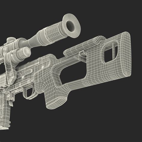 Russian SVD Rifle Wooden Handguard 3D model | 3D Molier International