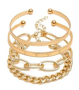 YouBella Fashion Jewellery Celebrity Inspired Stylish Multilayer Gold ...