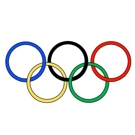 Olympic Rings Symbol of Athletic Unity and Competition Clipart | PNG All