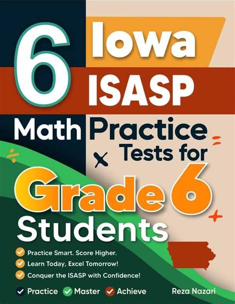 6 Iowa ISASP Math Practice Tests for Grade 6 Students | TPT