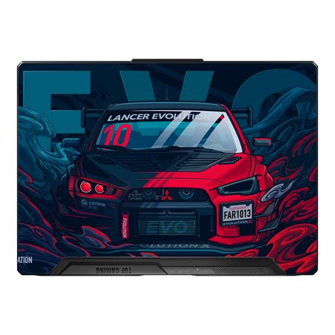 Mitsubishi Lancer EVO X Laptop Skin | Iconic Rally Legend Design ...