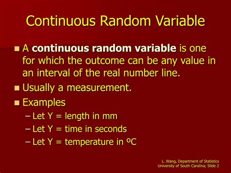 Image result for Continuous Random Variable Examples