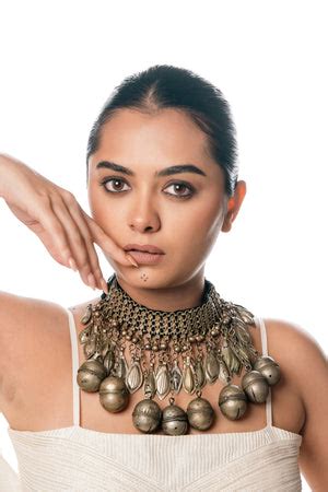 Echoes of Tradition: Eight Bells Afghan Choker Necklace
