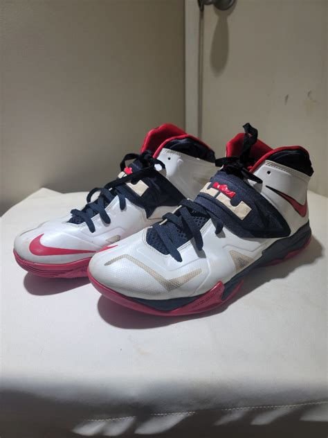 Lebron Soldier 7 White Red