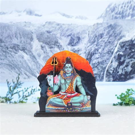 Divine Cultural Wooden 3D Statue Perfect for Pooja Room Home Decore ...