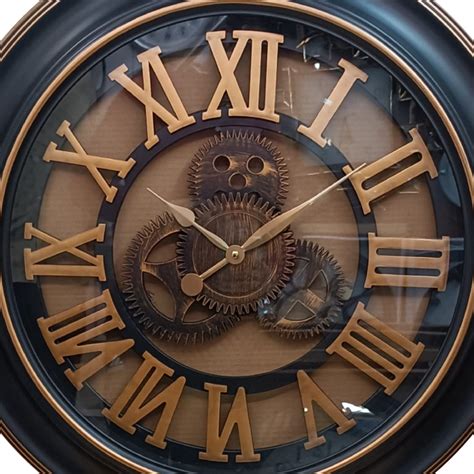 Extra Large Gear Clock Transparent Background - Dummy Gear Clock - pla ...