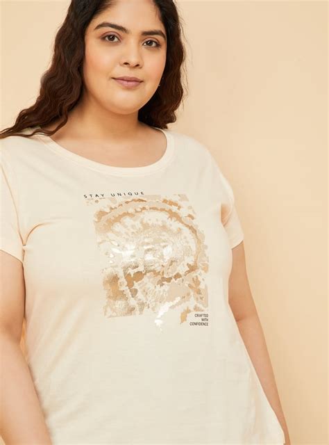 Buy Women Printed T-shirt Online at just Rs. 399.0 - 1000016396088 ...