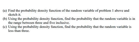 Image result for Solving Probability Density Function Questions