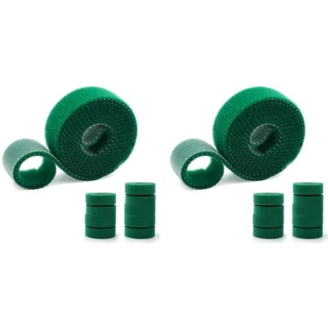 HASTHIP® 20PCS Plant Tie Strap Reusable Nylon Garden Tape Rolls Back t ...