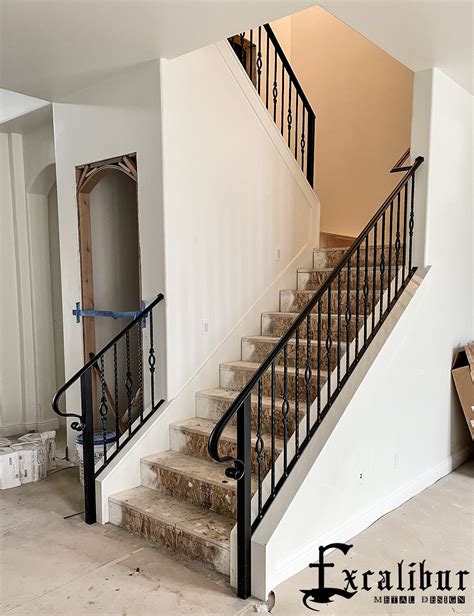 Wrought Iron Staircase Railing