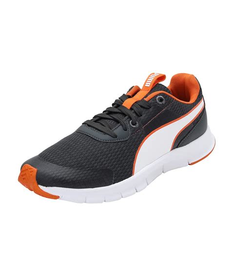 Buy PUMA Unisex-Adult Flash Idp Dark Shadow-Vibrant Orange Running Shoe ...