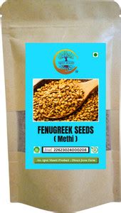 ApniMaati Certified Organic Fenugreek Seed Whole, Sabut Methi Dana ...
