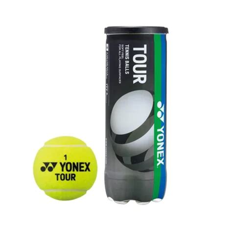 Yonex Tour (TB‑TR3N EX) Tennis Balls – ITF Approved Tour‑Grade Woven F ...