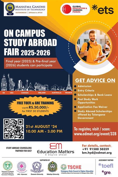 One Day On Campus Study Abroad Fair - MGIT