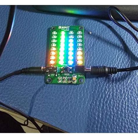 Buy BELONG DIY Kits LED 8X4 Color Display Music Audio Spectrum ...