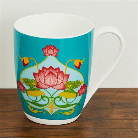 Buy MANISH ARORA Bone China Printed Mugs - 4 pcs. from Home Centre at ...