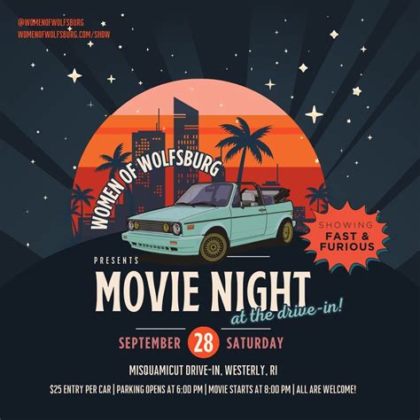 The Fast and the Furious - Drive-In Movie Night, Misquamicut Drive-In ...
