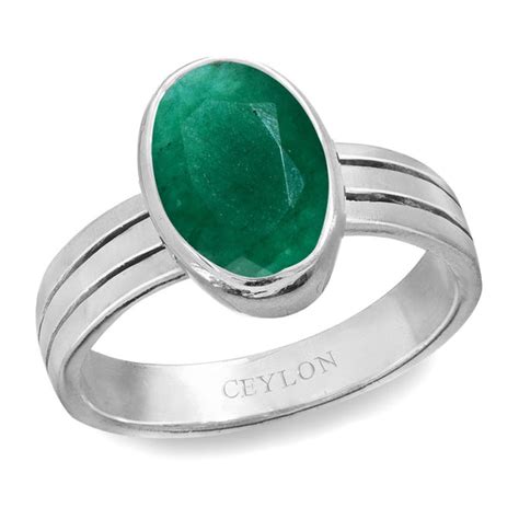 Buy Natural & Certified Emerald Panna Gemstone Rings – CLARA