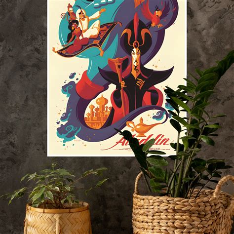The Walt Disney Aladdin Poster | Animated Movies Posters – The Poster ...