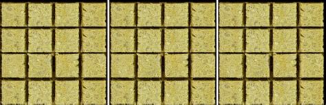 TCS Rockwool Stone wool Hydroponic Grow Media Starter Cubes Plugs 48 ...
